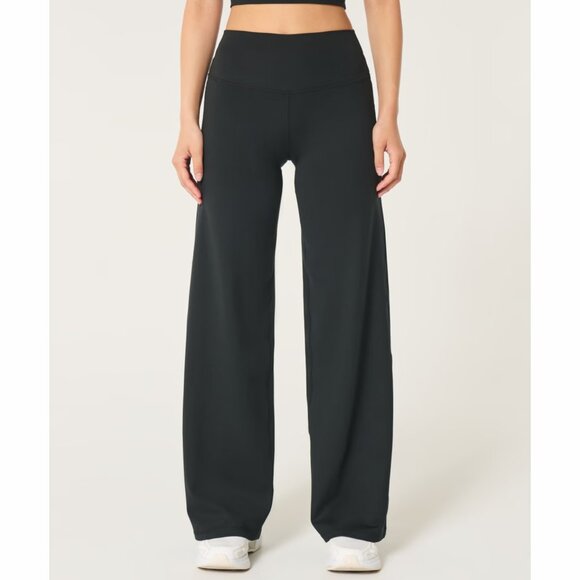 Hollister Ultra High-Rise Black Flare Leggings Size L - Picture 1 of 5
